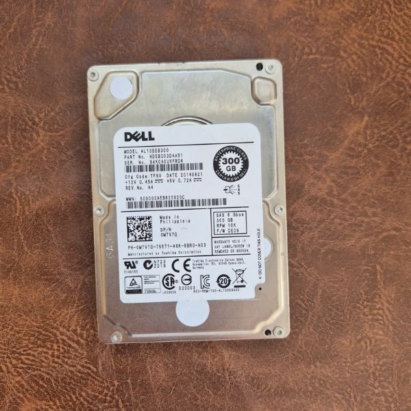 Dell MTV7G 300GB 10K 2.5inch 6Gbps SAS Hard Drive